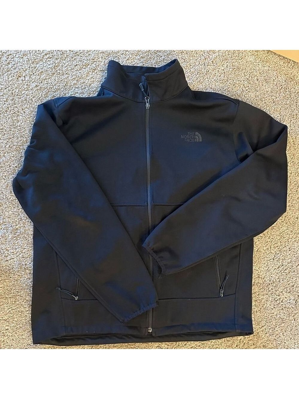 The North Face Men's Large Full Zip Jacket Black